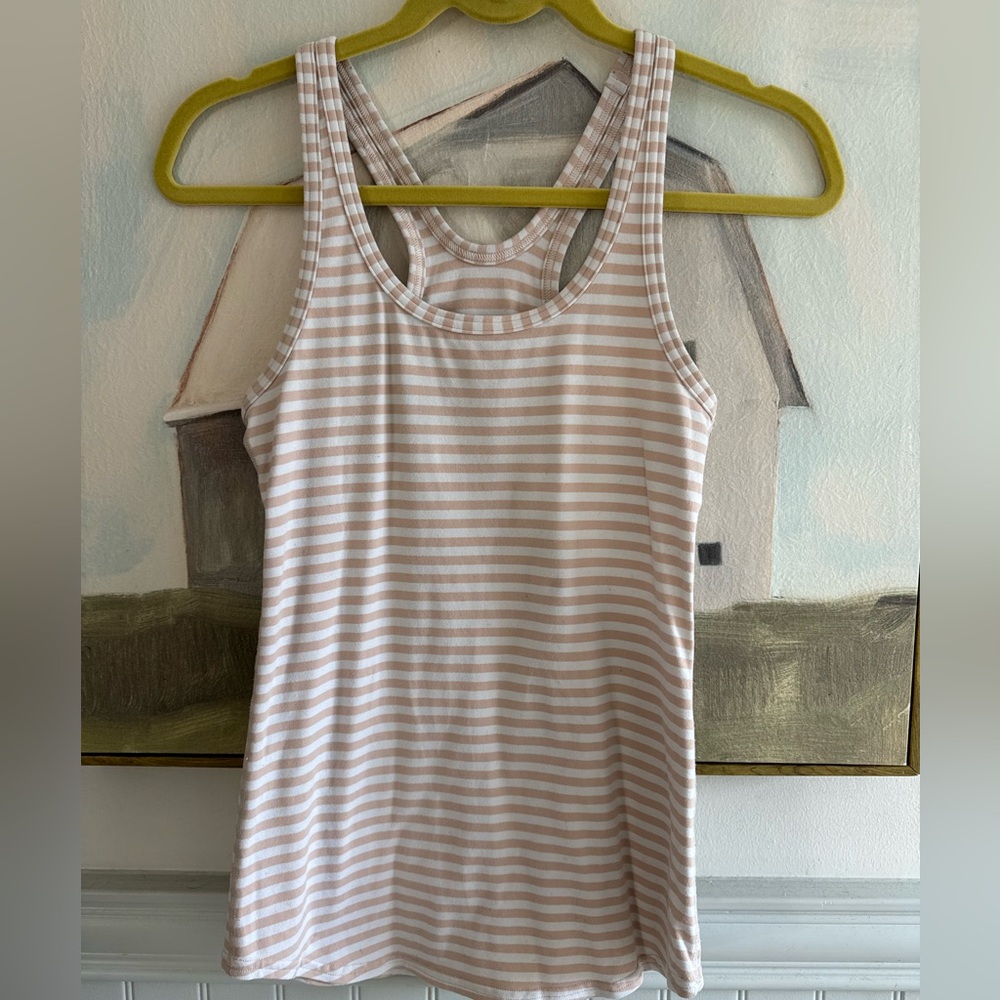 Lululemon Studio Racerback Striped Tank - Picture 2 of 6